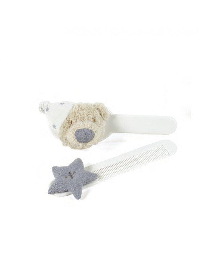 Cepillo y peine Azul Amelie