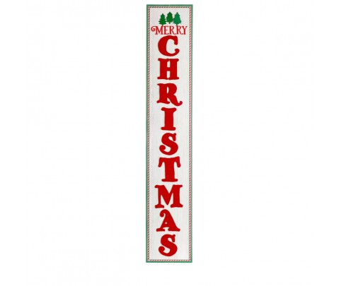 Tabla vertical de madera Merry Christmas 150 cm