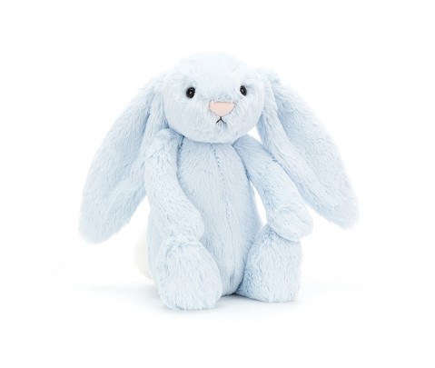 Peluche conejo Bashful azul Medium 31 cm