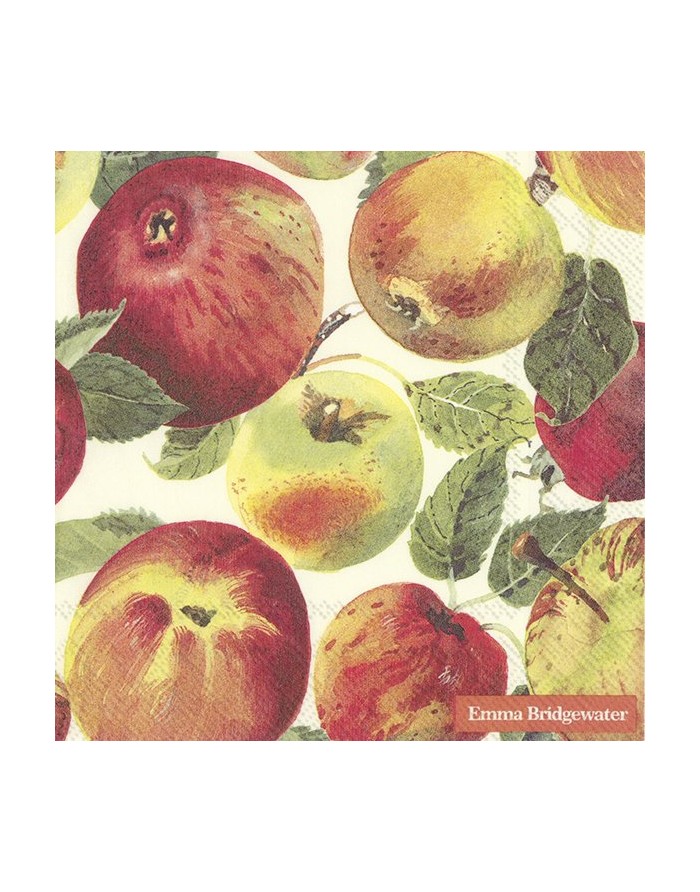 20 servilletas de papel lunch Apples Cream