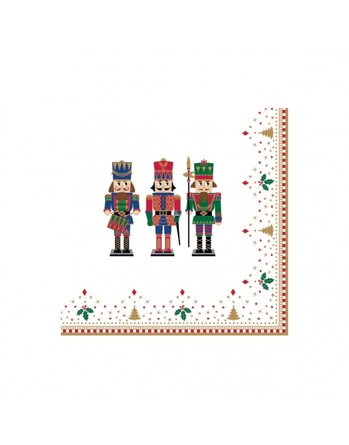 20 servilletas de papel lunch Nutcracker