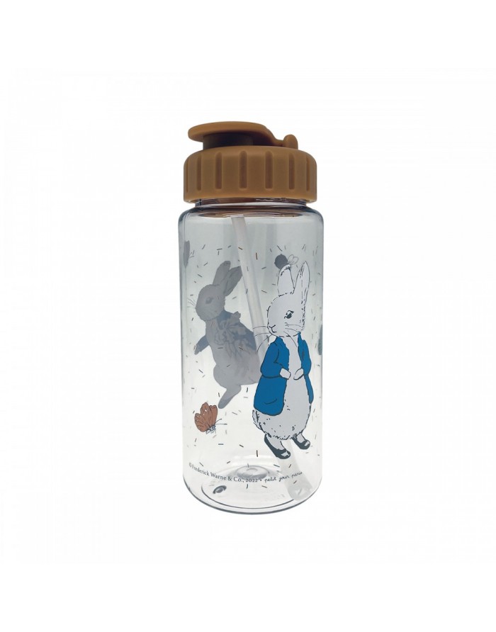 Botella Peter Rabbit con pajita Confeti 350 ml