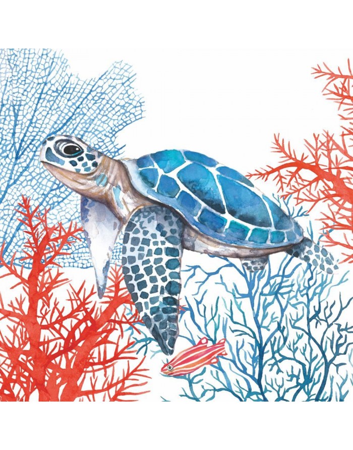 20 Servilletas de papel lunch The Turtle