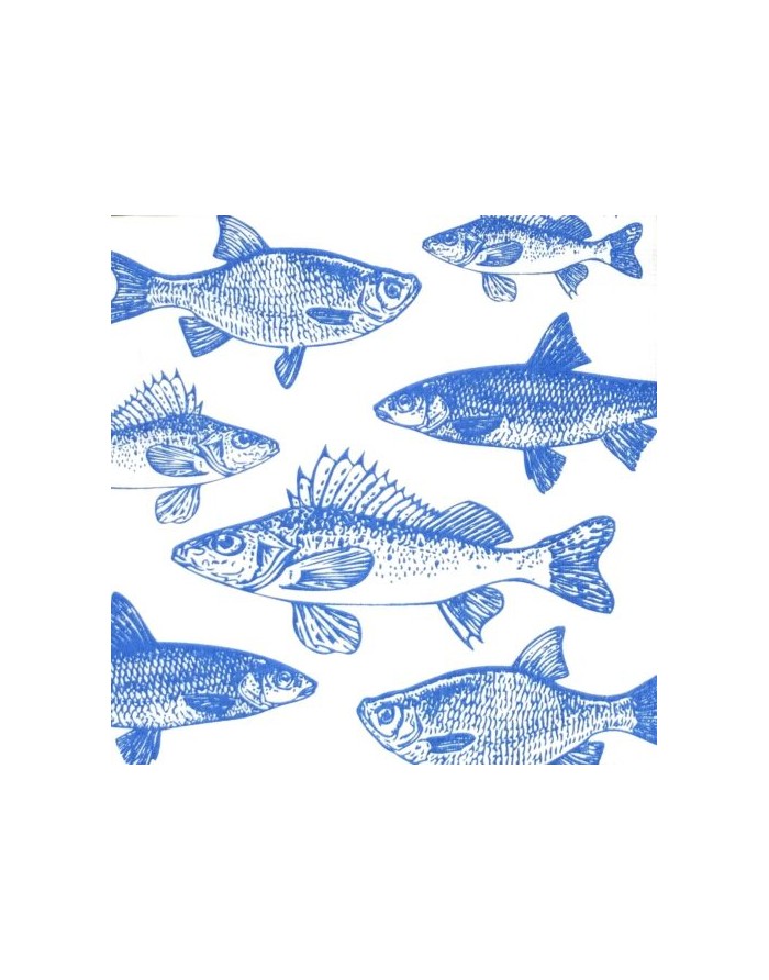 20 servilletas de papel lunch Graphic Fishes