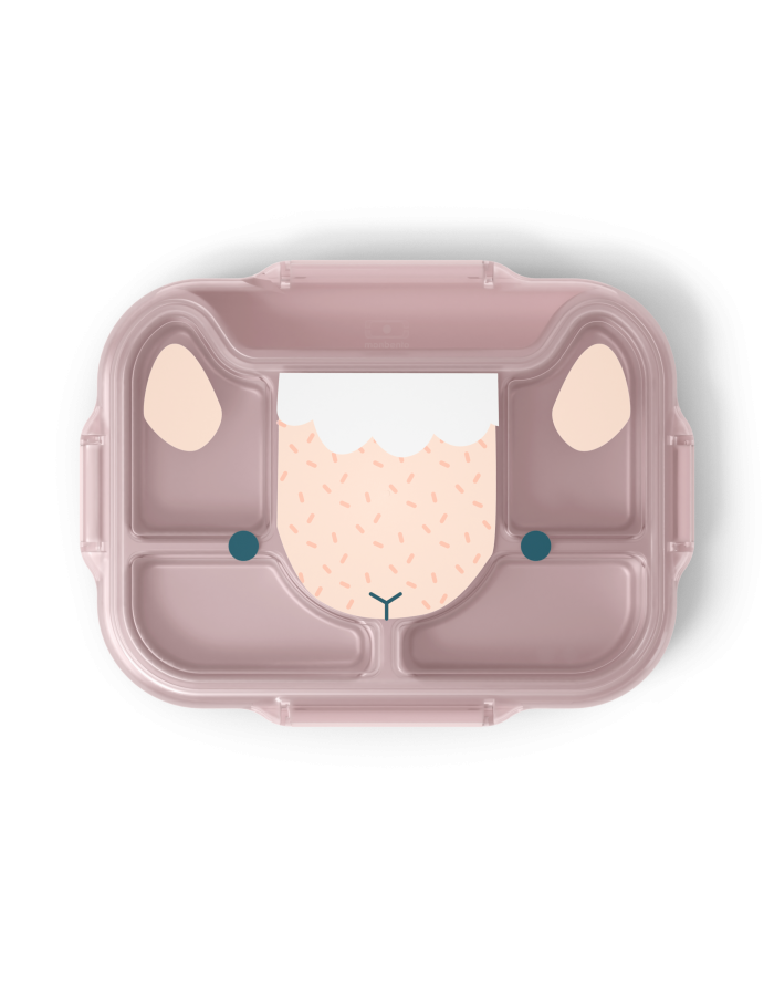 Plato compartimentado MB Wonder Rosa