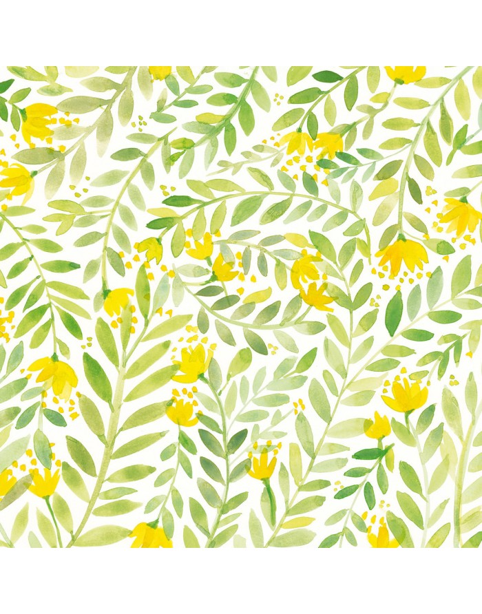 20 servilletas de papel lunch Yellow Blossoms