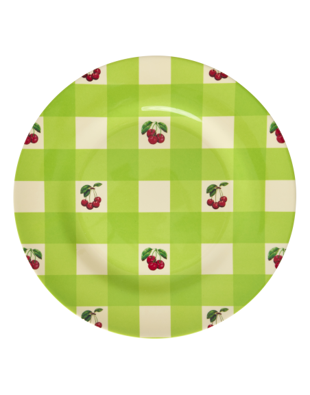 Plato llano melamina Love Therapy Cherry cm