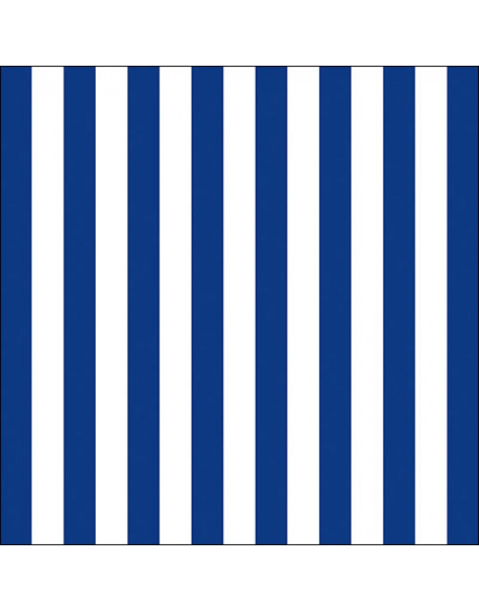 20 servilletas de papel lunch Stripes Navy Blue