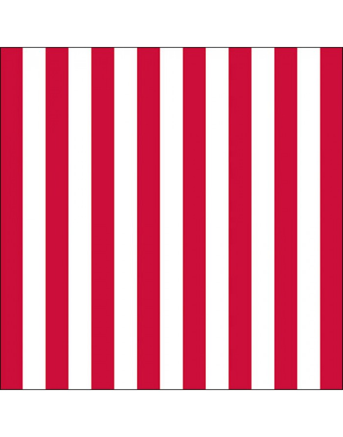 20 servilletas de papel lunch Stripes Red