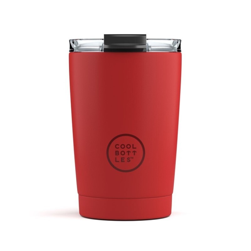 Taza térmica Cool Bottles The Tumbler Vivid Red 330 ml
