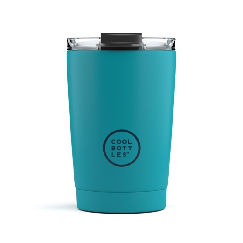 Taza térmica Cool Bottles The Tumbler Vivid Turquoise 330 ml