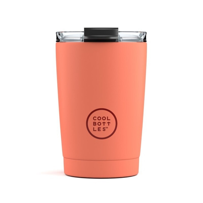 Taza térmica Cool Bottles The Tumbler Pastel Coral 330 ml