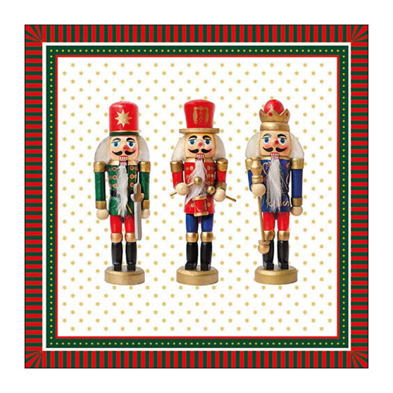 20 servilletas de papel lunch Three Nutcrackers