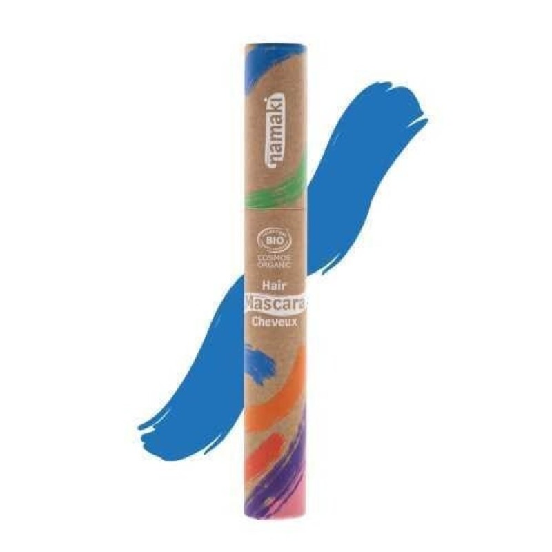 Máscara de pelo azul