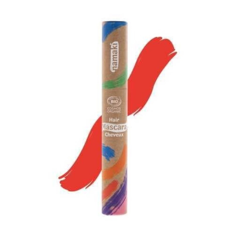 Máscara de pelo roja