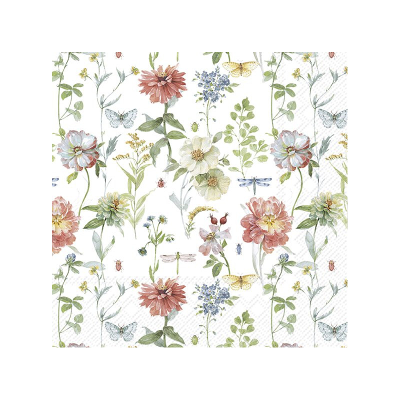 20 servilletas de papel lunch Floris