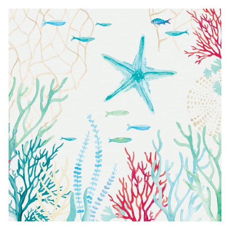 20 servilletas de papel lunch Under the Sea