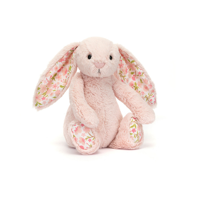 Peluche conejo rosa flores Blossom Blush Bunny Cherry 18 cm