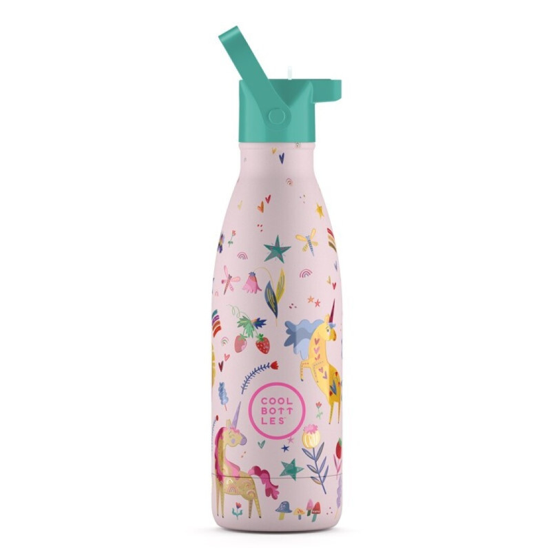 Botella isotérmica Cool Bottles Kids 350 ml Funny Unicorns