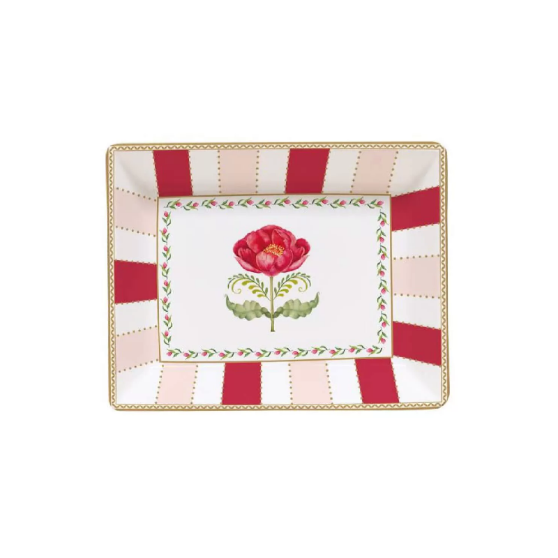 Vacía bolsillos porcelana Flowery 14 cm