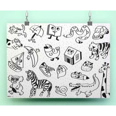 Poster XL Omy My First Art Poster 100*70 cm