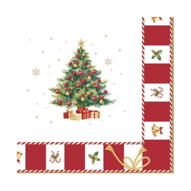 20 servilletas de papel lunch Christmas Tale