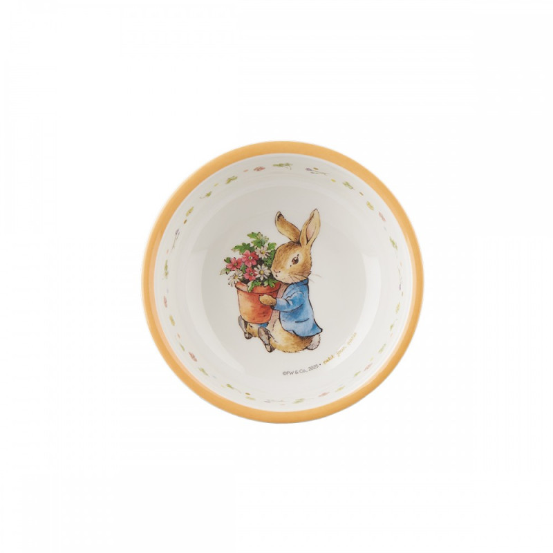 Bowl melamina Peter Rabbit apricot 250 ml