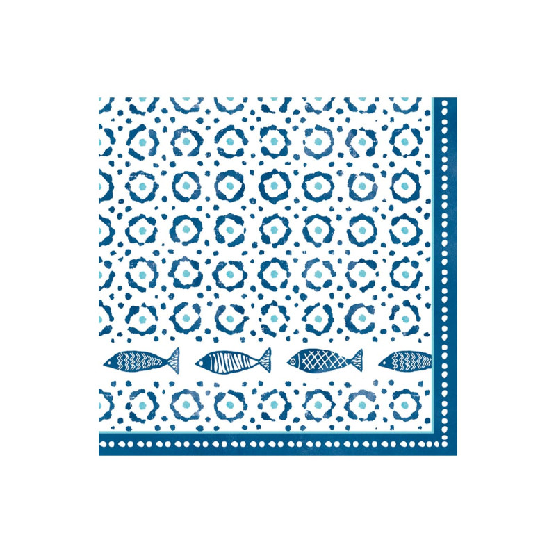 20 servilletas de papel lunch Sea Shore