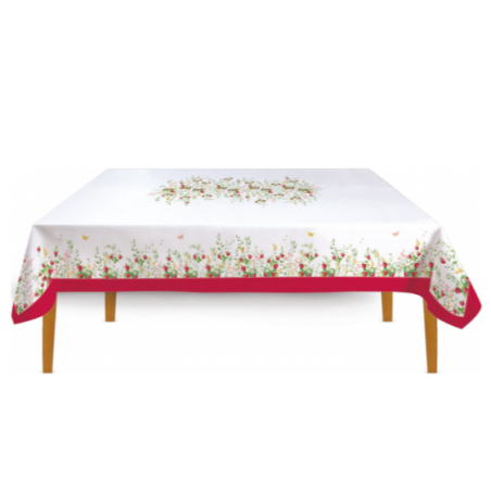 Mantel algodón Jardin des Fraises 180x145 cm