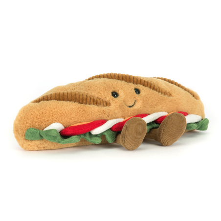 Peluche pan baguette Amuseables Caprese Baguette 12 cm