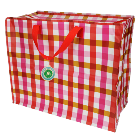 Bolsa Jumbo Pink Gingham