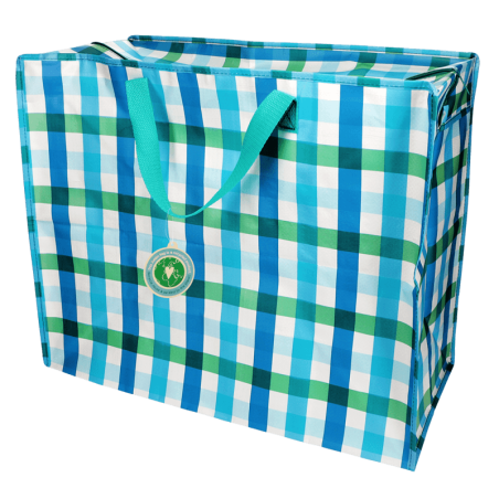 Bolsa Jumbo Blue Gingham