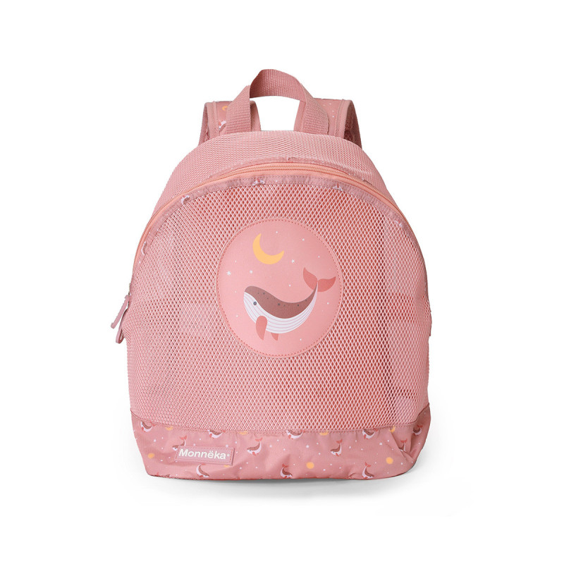 Mochila infantil antiarena Whale Pink