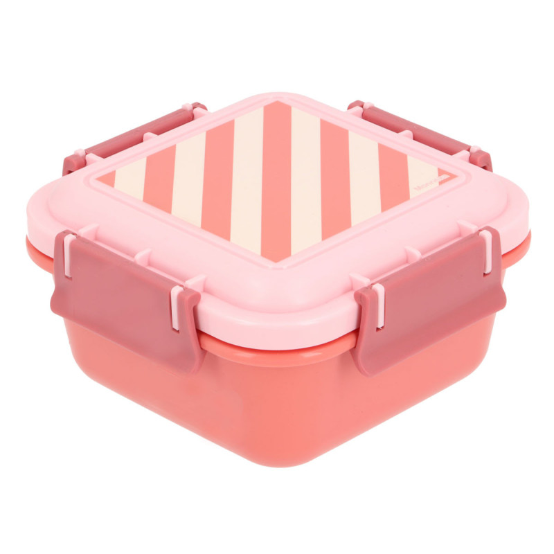 Caja almuerzo grande Stripes Bloom & Blush
