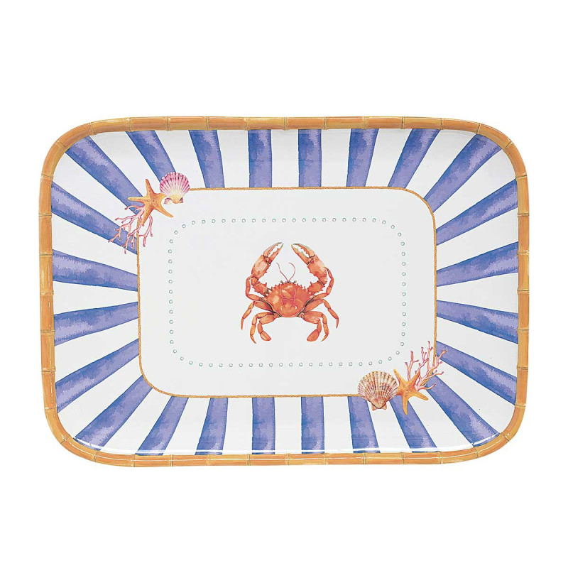 Bandeja melamina rectangular Saint Tropez