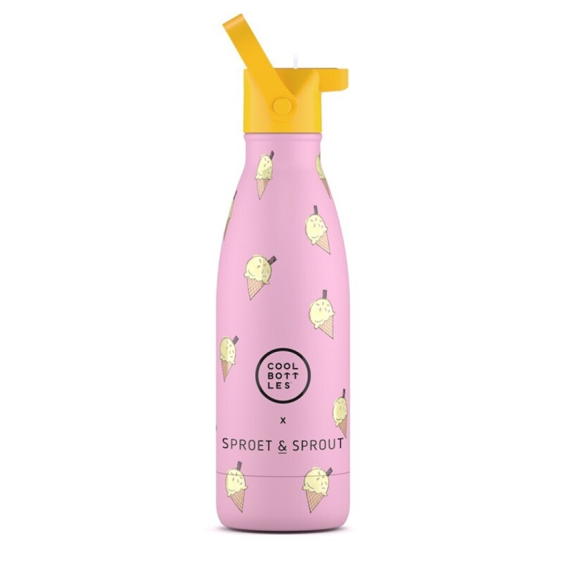 Botella isotérmica Cool Bottles Kids 350 ml SPRT & Pink Scoop
