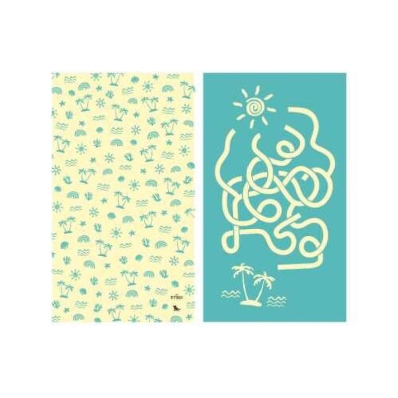 Toalla Dock & Bay Kids Btbox Neon Palms L 160x90 cm