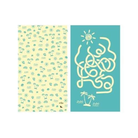 Toalla Dock & Bay Kids Btbox Neon Palms L 160x90 cm