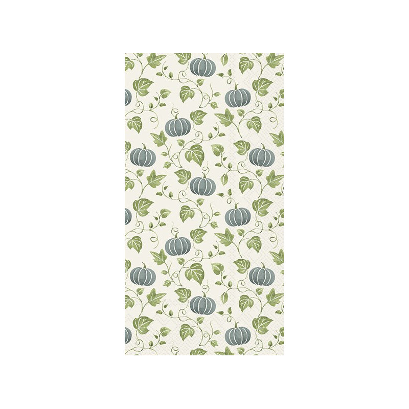 16 servilletas de papel Buffet Simple Pumpkin Blue