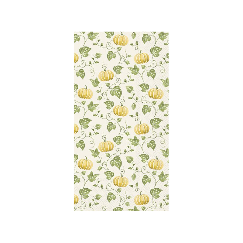 16 servilletas de papel buffet Simple Pumpkin Yellow
