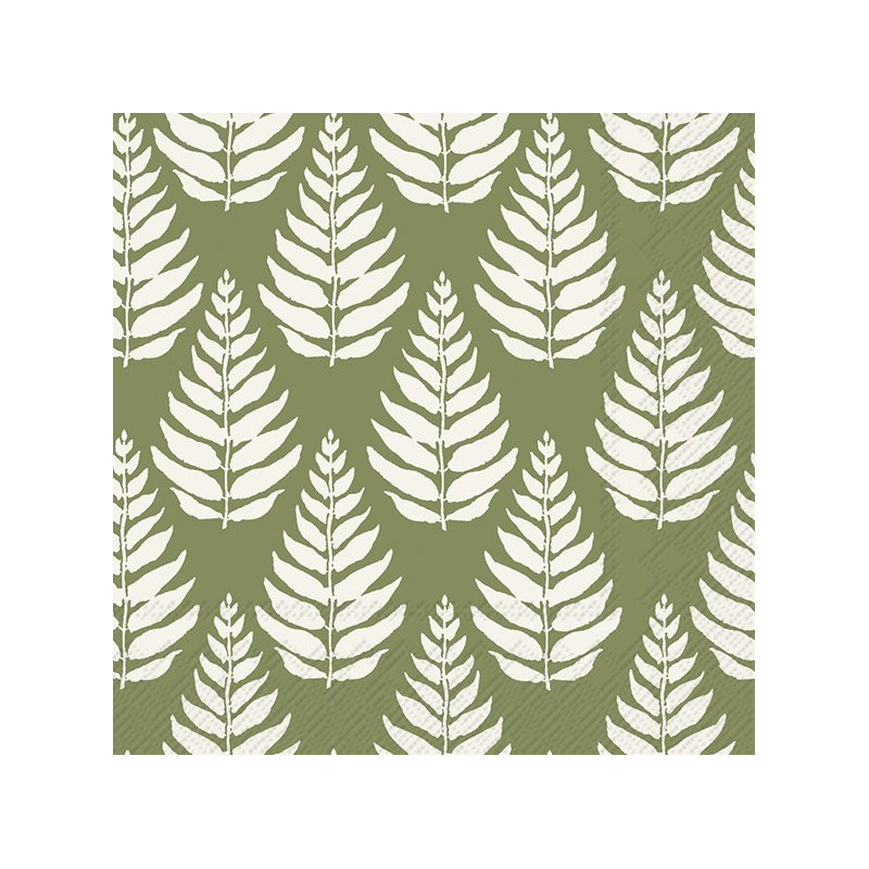 20 servilletas de papel cocktail Autumn Trees Green