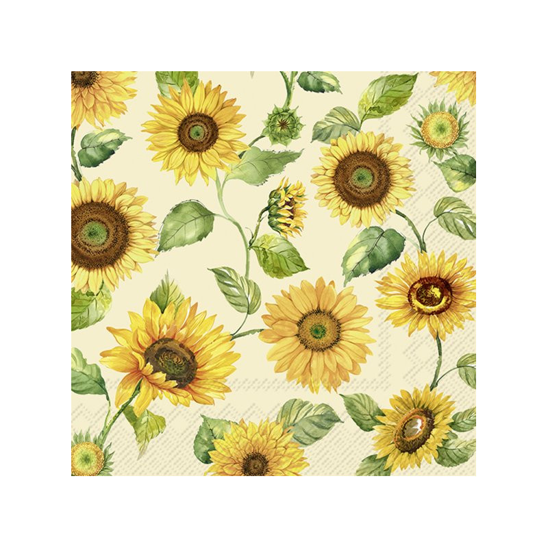 20 servilletas de papel lunch Golden Hour Cream