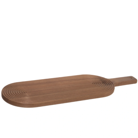 Tabla oval con mango Acacia 50 cm