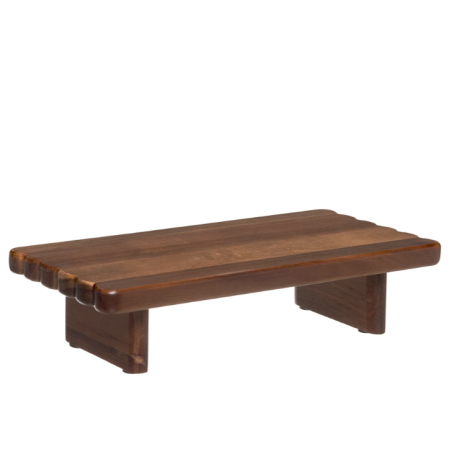Tabla rectangular con pies Acacia 28 cm