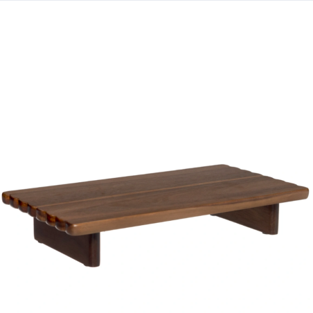 Tabla rectangular con pies Acacia 37 cm