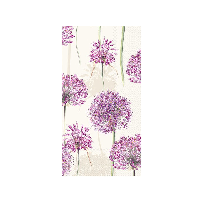 16 servilletas de papel buffet Allium Cream