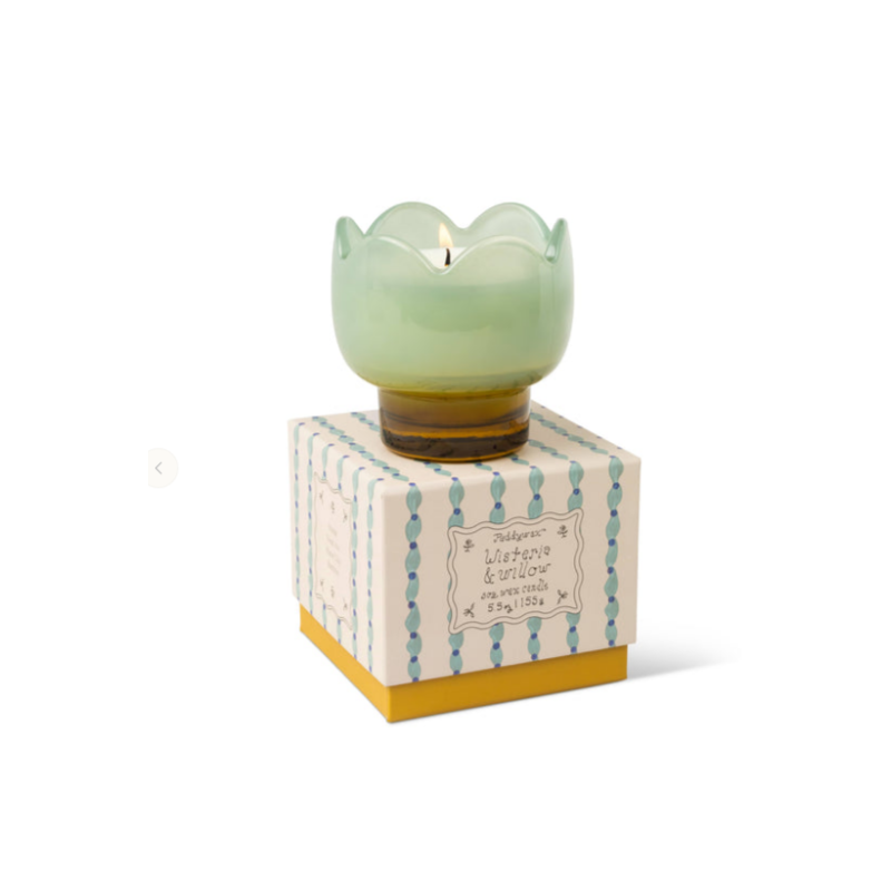 Vela Tulip cristal Wisteria & Willow 155 gr