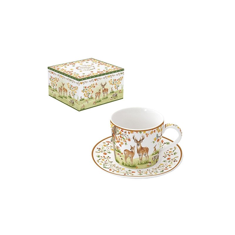 Taza desayuno porcelana Fairy Forest 380 ml