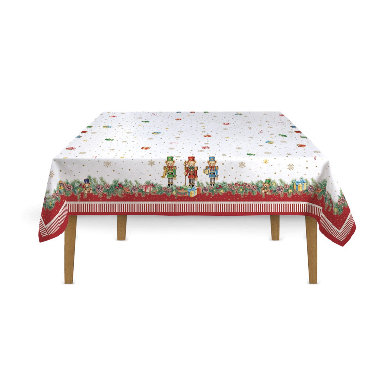 Mantel algodón Christmas Teddy 180x145 cm