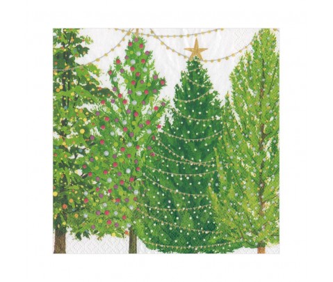 20 servilletas de papel lunch Christmas Tree with Lights